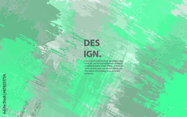 Fototapeta Abstract grunge texture green and white background