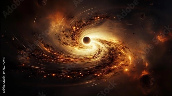 Obraz Stellar scenery, galaxies, planets, space, futuristic world, space world, starscapes, interstellar, comets, asteroids, origin of the universe
