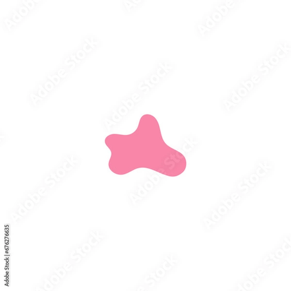 Fototapeta blob set abstract vector color background