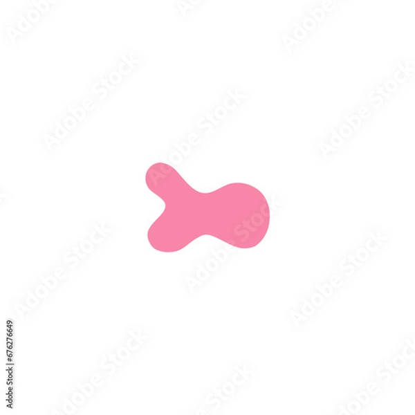 Fototapeta blob set abstract vector color texture