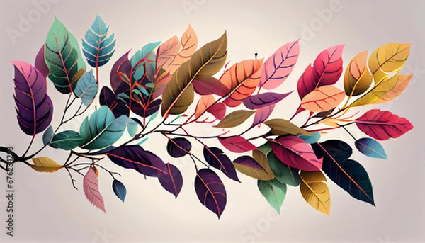 Obraz Colorful Leaves