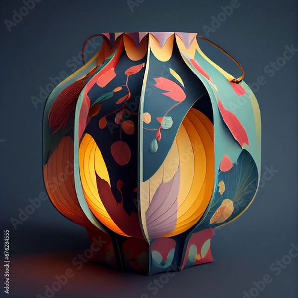 Obraz Colorful Paper Lantern
