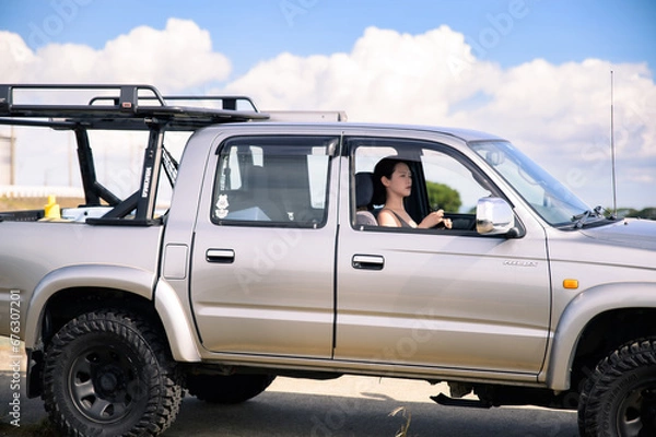 Obraz 夏×四駆女子