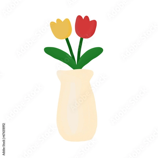 Obraz tulips in vase