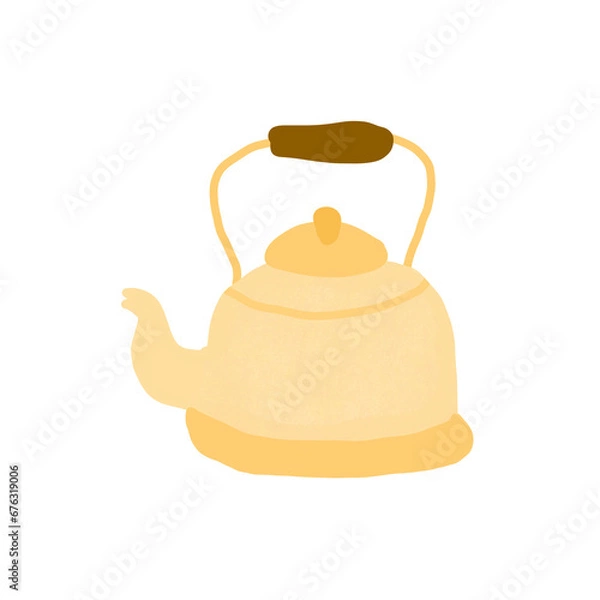 Obraz teapot isolated on white background