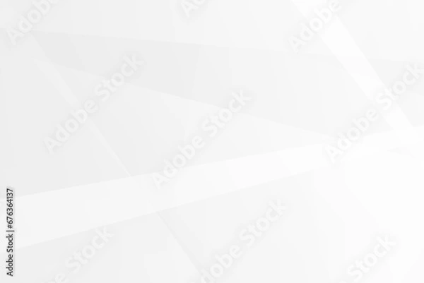 Fototapeta Abstract white and grey on light silver background modern design. Vector illustration eps 10.