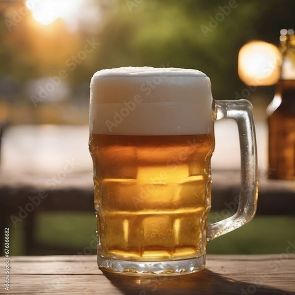 Obraz Fresh Beer Background Very Cool