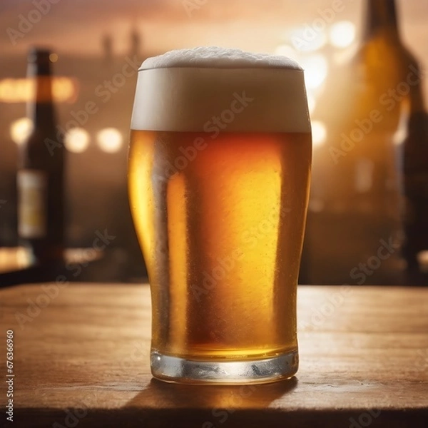 Obraz Fresh Beer Background Very Cool