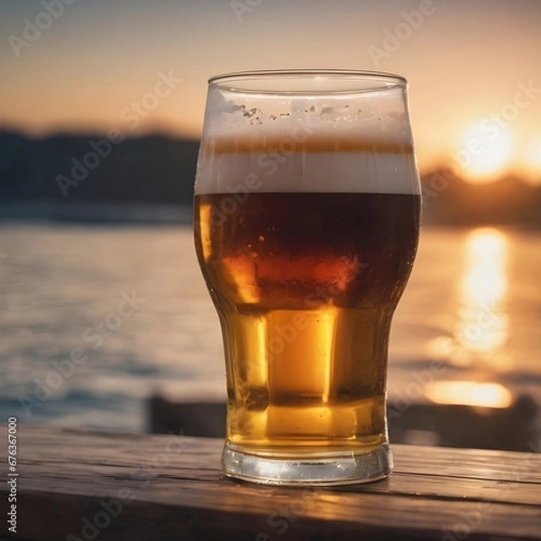 Obraz Fresh Beer Background Very Cool