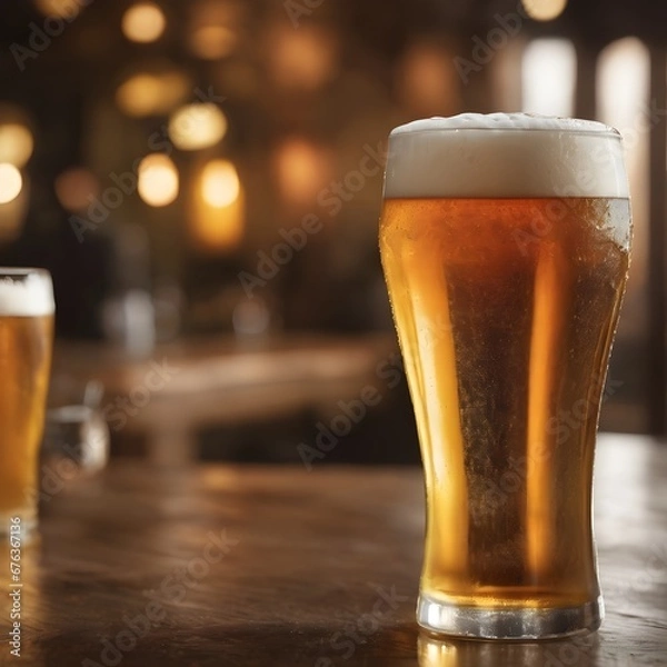 Obraz Fresh Beer Background Very Cool