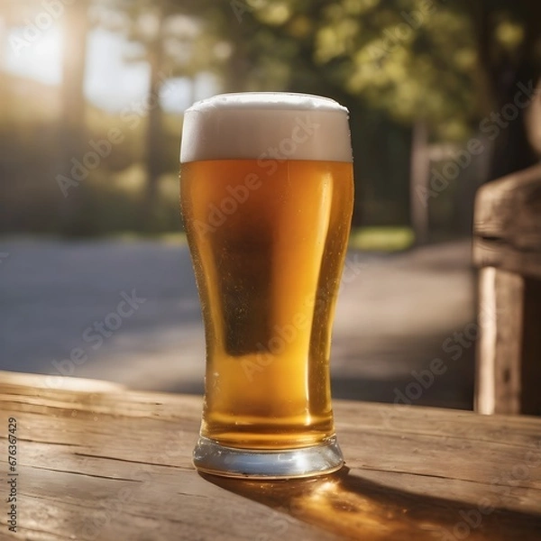 Obraz Fresh Beer Background Very Cool