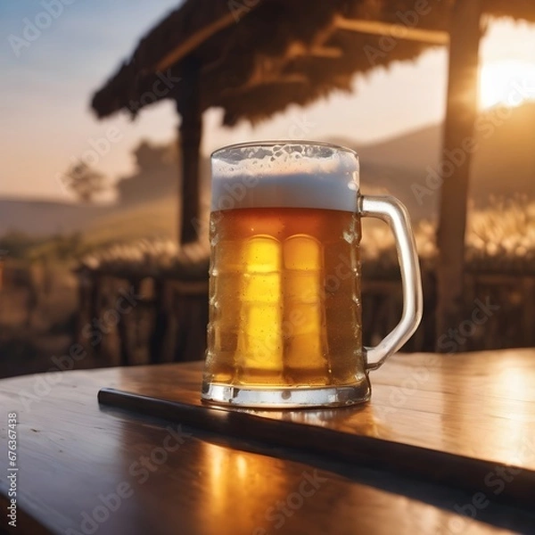 Obraz Fresh Beer Background Very Cool