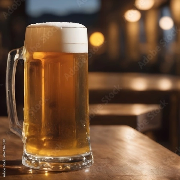 Obraz Fresh Beer Background Very Cool