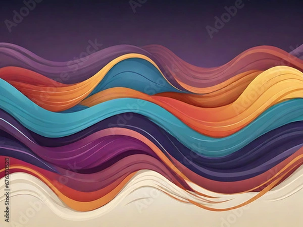 Obraz Colorfull vector background design