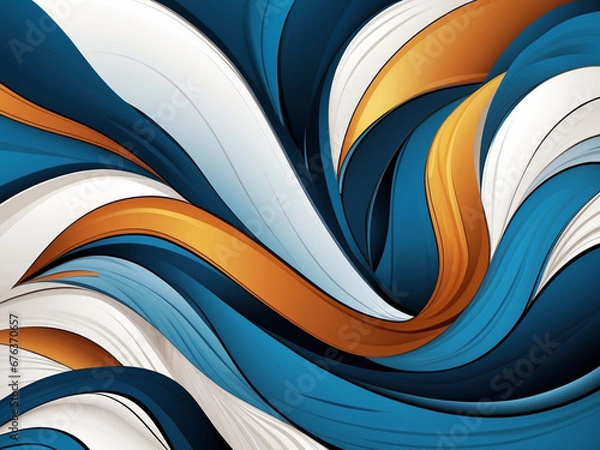Obraz abstract background with waves