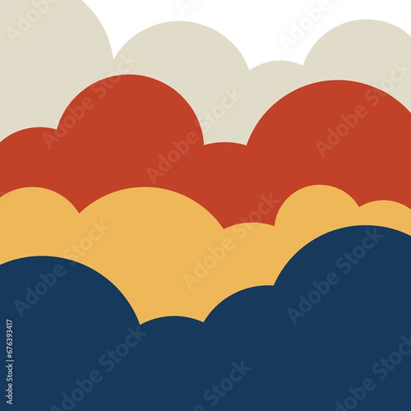 Fototapeta heart shaped cloud