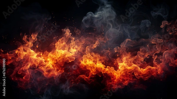 Fototapeta Abstract background. Generative AI