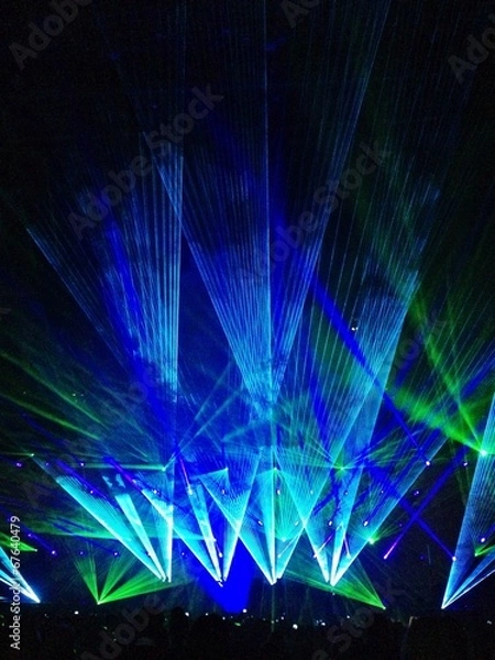 Obraz laser show