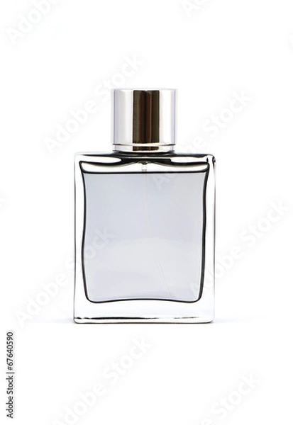 Obraz Perfume on white background