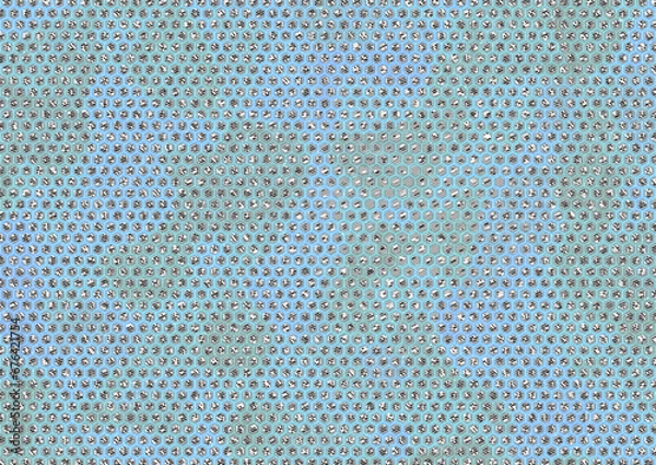 Obraz Modern hexagonal pattern design with gray scale interior and stylized lines blending with hexagons