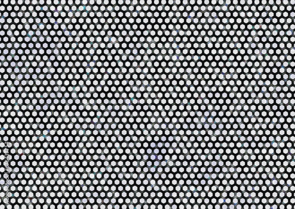 Obraz Color psychedelic hexagonal pattern image.