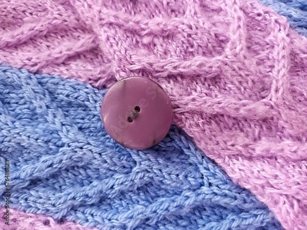 Fototapeta knitted wool texture