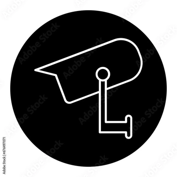 Obraz camera glyph icon