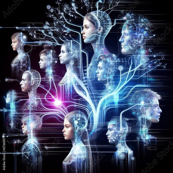 Obraz AI Family Tree