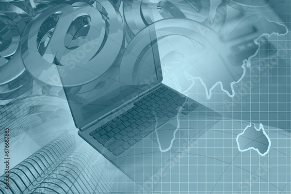 Obraz Computer background