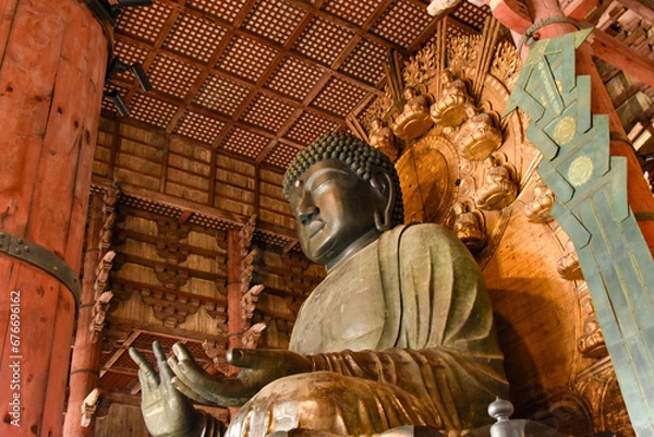 Obraz 古都奈良東大寺　国宝盧舎那仏