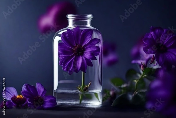 Obraz flowers in a bottle