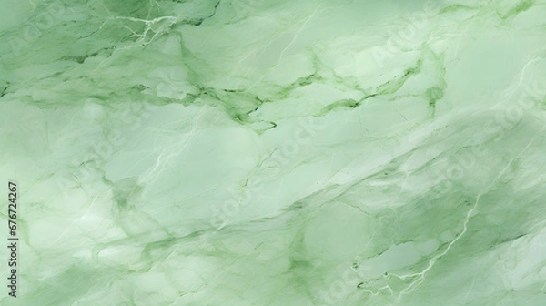 Obraz light green marble stone texture background texture marble. generative AI.
