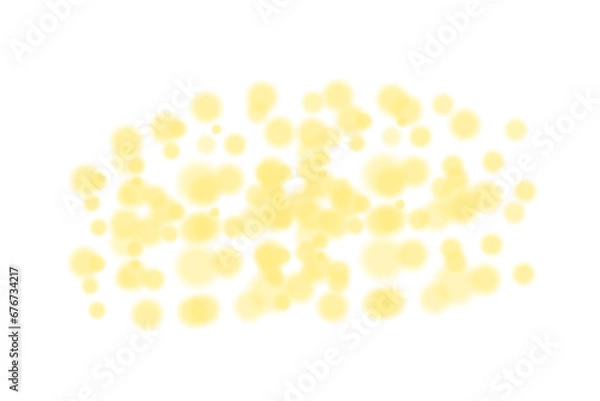 Fototapeta bokeh lights effect on transparent background. 