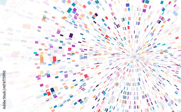 Fototapeta Dna test infographic. Genome sequence map.
