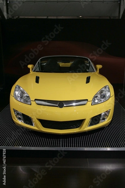 Obraz Yellow sport car