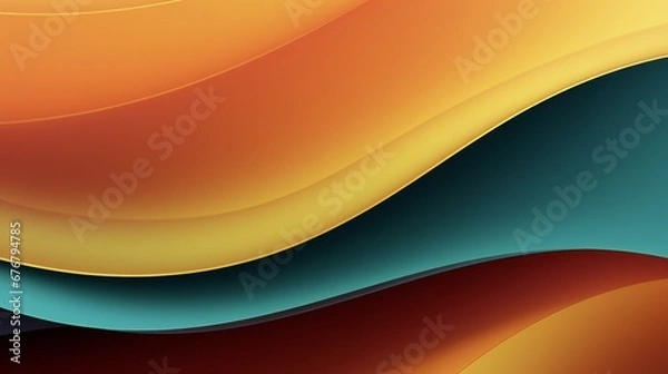 Fototapeta abstract background with wavy lines