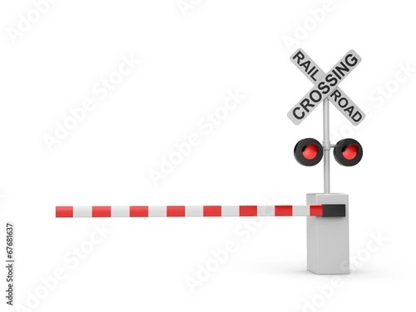Obraz Railroad crossing
