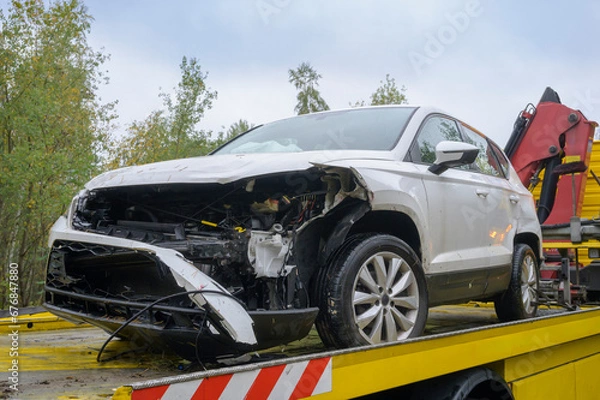 Obraz Frontschaden an einem SUV