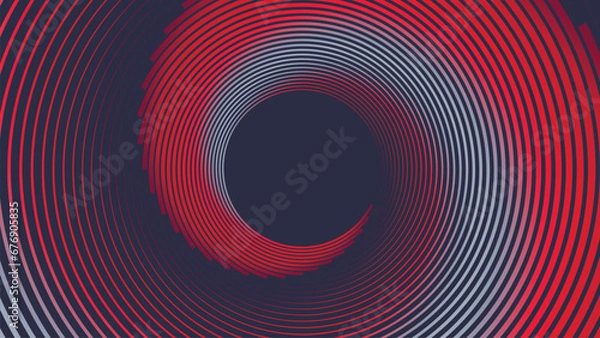 Obraz Abstract spiral spinning round vortex simple background.