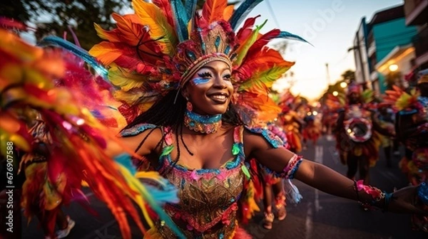 Obraz Carnival of Barranquilla: A Spectacle of Joy