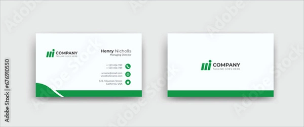 Obraz Business Card Template