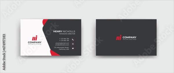 Obraz Business Card Template