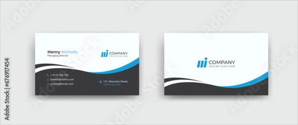 Obraz Business Card Template