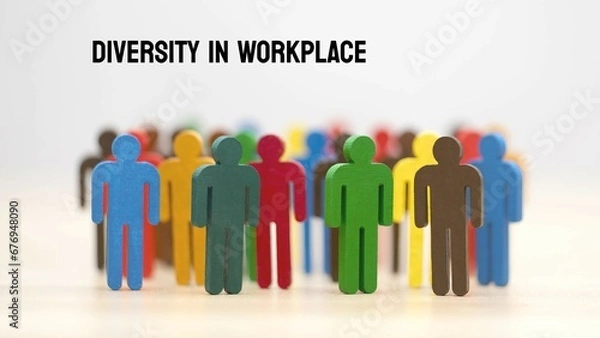 Obraz Diversity in workplace, business concept