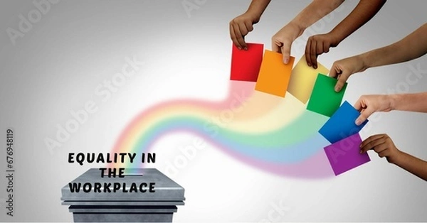 Obraz equality and equity in wokplaces