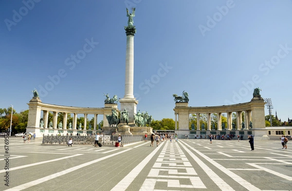 Obraz Piazza degli Eroi, Budapest. 2