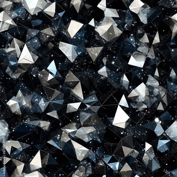 Obraz Abstract Geometric Crystals
