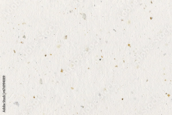 Obraz Natural Decorative Recycled Spotted Beige Grey Taupe Tan Brown Spots Paper Texture Horizontal Background, Vertical Crumpled Handmade Rough Rice Straw Craft Sheet Textured Macro Closeup Pattern