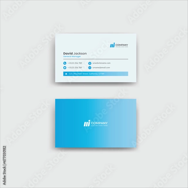 Obraz Business Card Design Template