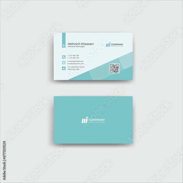 Obraz Business Card Design Template